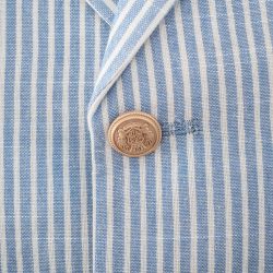 ⁦בלייזר פסים תכלת⁩ – תמונה ⁦2⁩