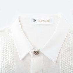 ⁦חולצת פס מדוגם שרוול קצר⁩ – תמונה ⁦3⁩