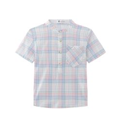 ⁦שמלת בייסיק משובץ⁩ – תמונה ⁦4⁩