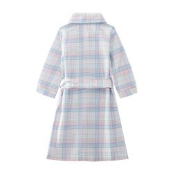 ⁦שמלת בייסיק משובץ⁩ – תמונה ⁦2⁩