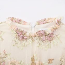 ⁦שמלת קלוש תחרה פרחוני⁩ – תמונה ⁦2⁩