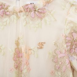 ⁦שמלת קלוש תחרה פרחוני⁩ – תמונה ⁦3⁩