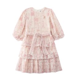 שמלת קומות תחרה פרחוני