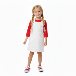 ⁦מכנס בייסיק קצר לבן⁩ – תמונה ⁦3⁩