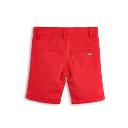 ⁦מכנס בייסיק קצר אדום⁩ – תמונה ⁦2⁩