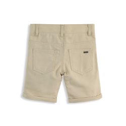 ⁦מכנס בייסיק קצר קרם⁩ – תמונה ⁦3⁩