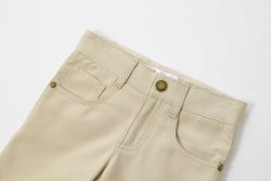 ⁦מכנס בייסיק קצר קרם⁩ – תמונה ⁦2⁩