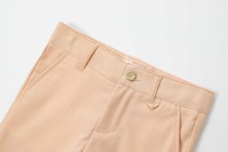 ⁦מכנס קצר סקיני אפרסק⁩ – תמונה ⁦3⁩