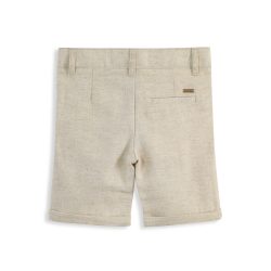 ⁦מכנס קצר סקיני קרם⁩ – תמונה ⁦3⁩