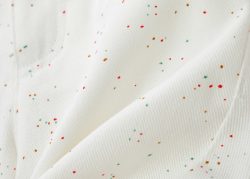 ⁦מכנס בייסיק קצר לבן צבעוני⁩ – תמונה ⁦3⁩